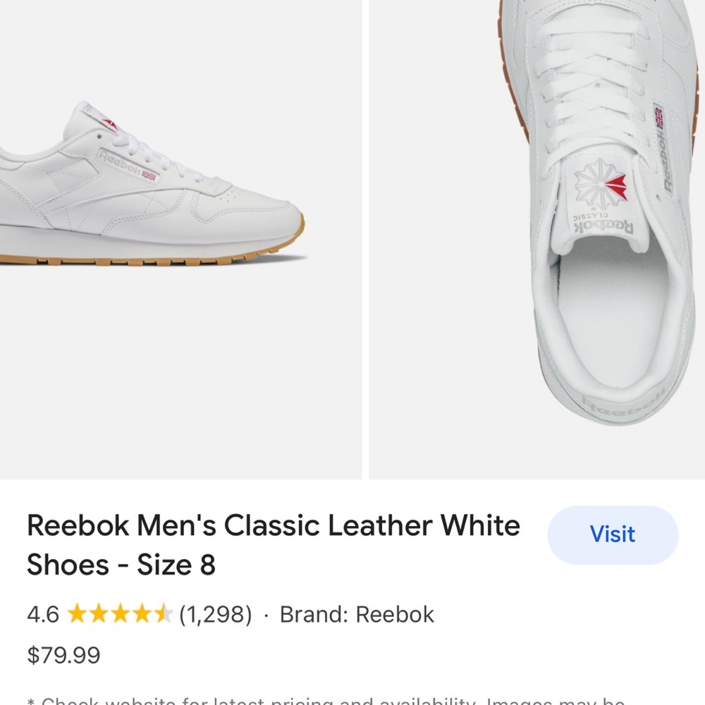 Classic Reebok shoes - Picture 7 of 10